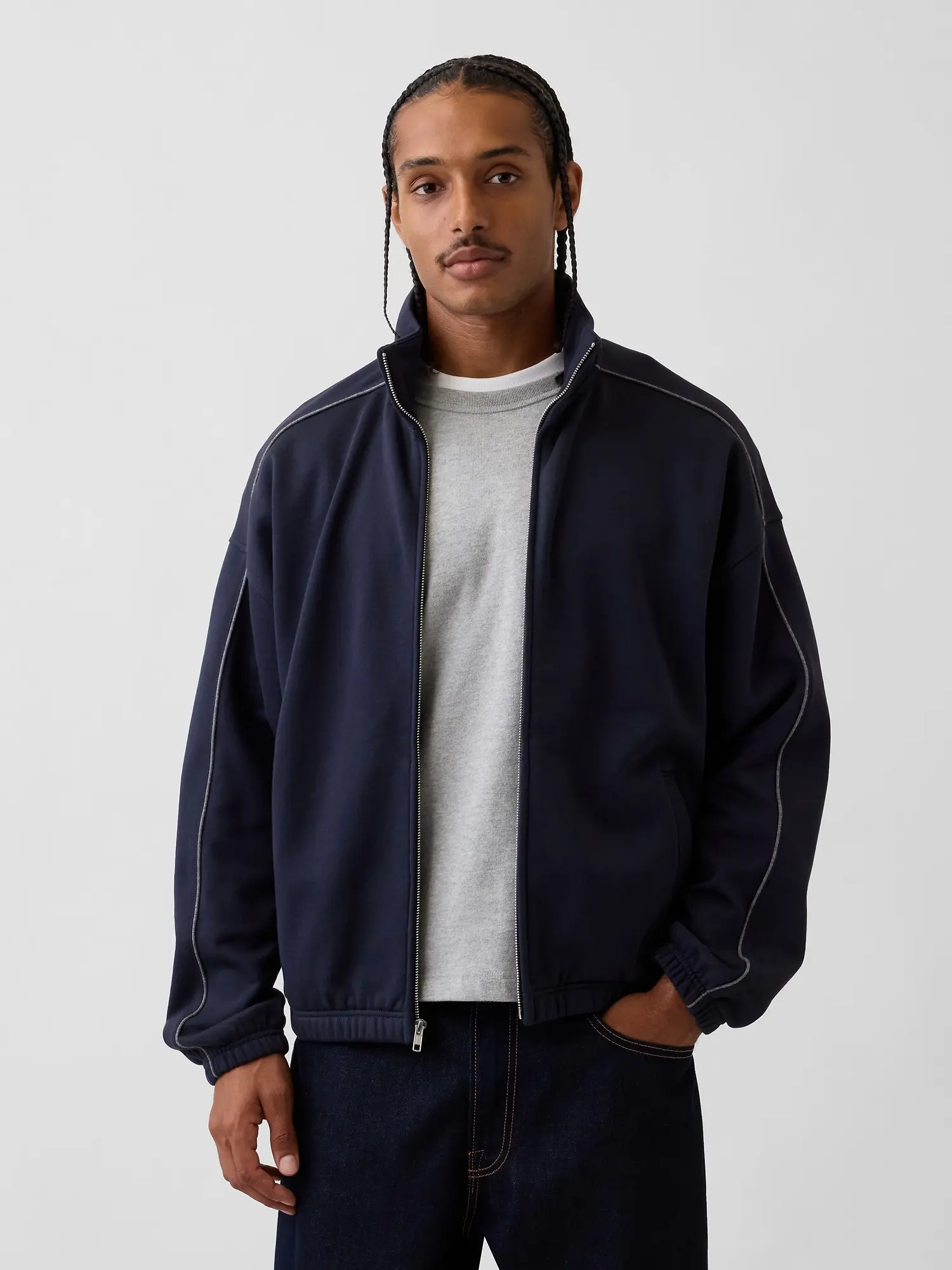 Gap Men's Heavyweight Oversized Zip Jacket