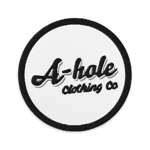 A-Hole Logo Embroidered Patches