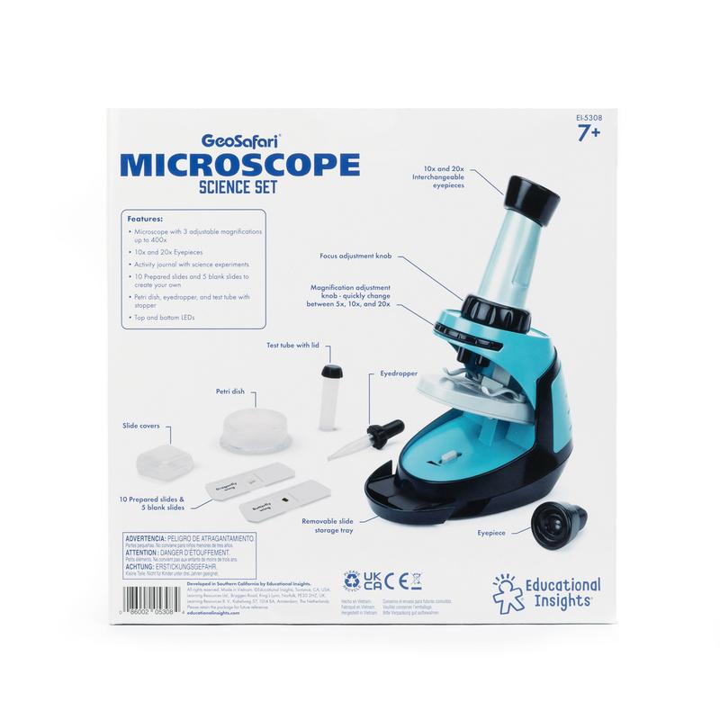 Educational Insights GeoSafari Microscope Science Set, Ages 7+