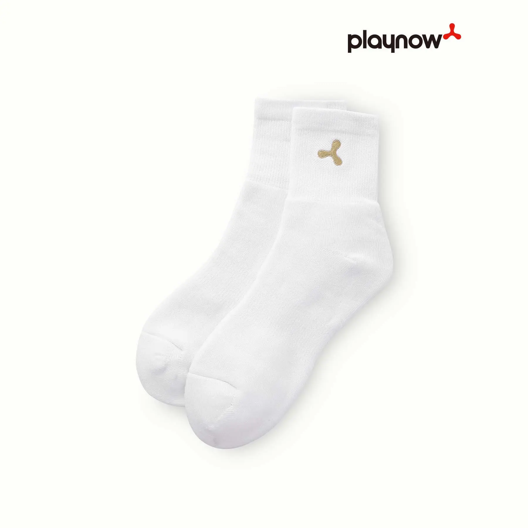 PLAYNOW Pickleball Socks for Adults, Cushioned Cotton Ankle Length Socks for Men & Women, Durable for Running & All Seasons Sports, Plain, Unisex