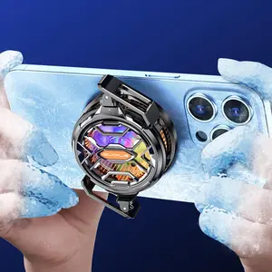 Magnetic Phone Cooler, Portable Lightweight Phone Cooling Fan, USB Powered Mobile Game Cooler, Cooler for Game Live Streaming, Gaming Phone Cooler