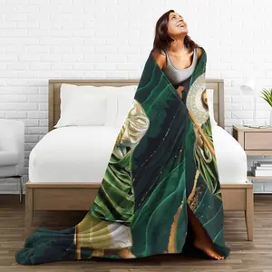 A Modern-style St. Jude Thaddeus Prayer Design Printed Flannel Blanket, Soft and Skin-friendly, Suitable for beds and sofas can also be given as a gift, Machine Washable, the Perfect Gift for All