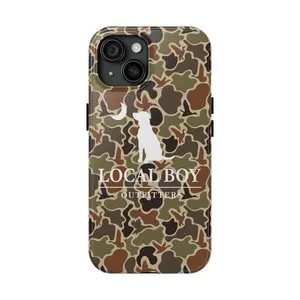 Local Boy Camo Old School, Tough Phone Case, Accessories, Fan Gift, Supports wireless charging, Phone Cases Phone Cover Hard Case Tough1
