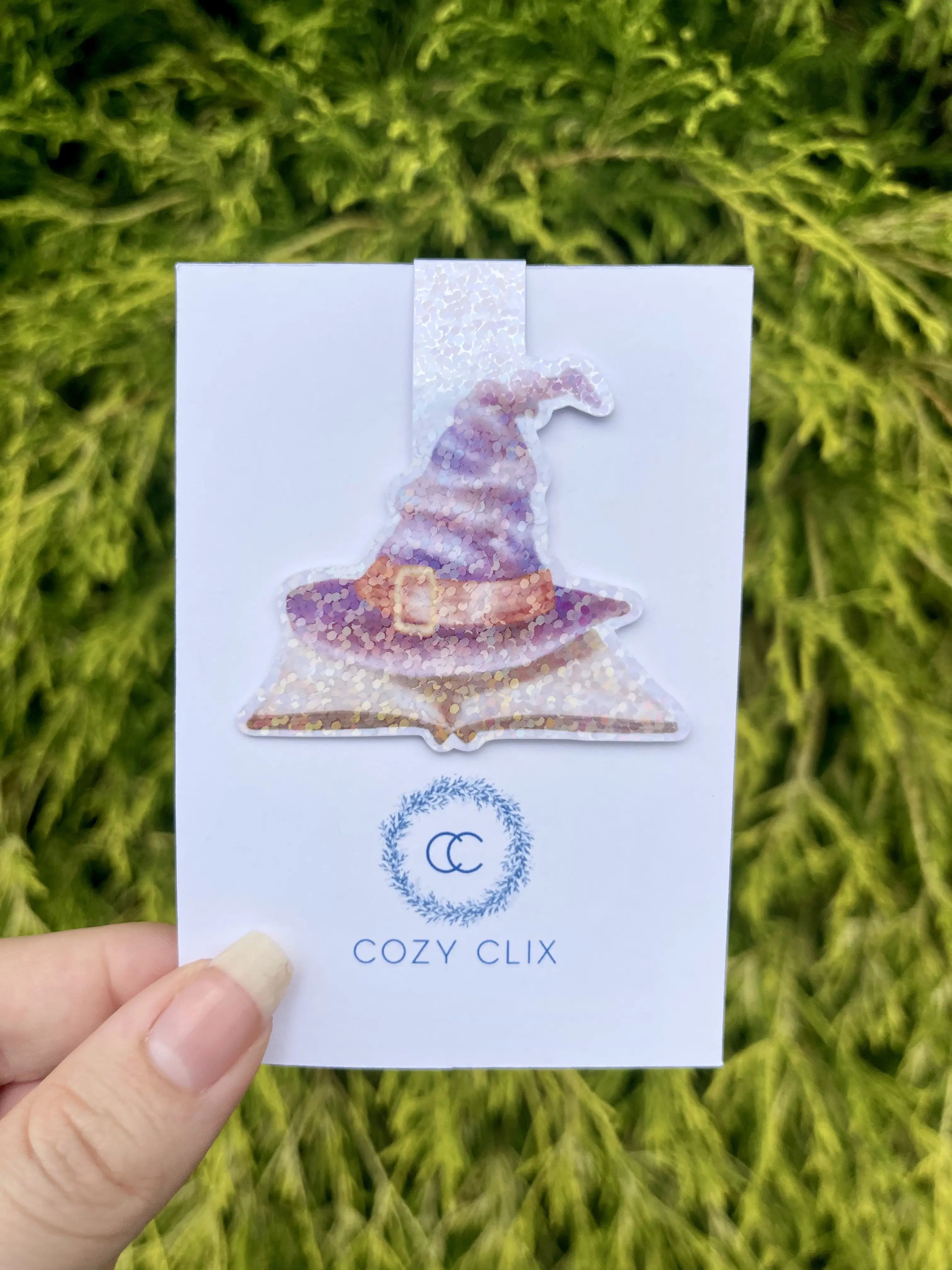 Witch Hat - Watercolor Magnetic Bookmark for Book Lovers