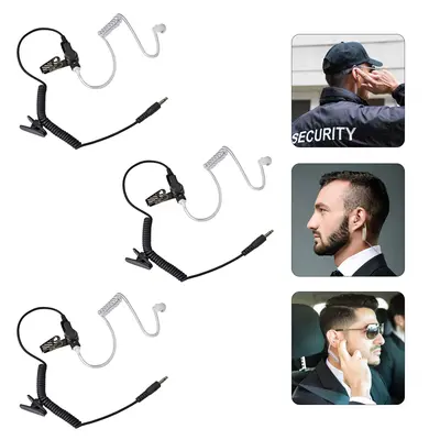UAYESOK G Shape 3.5mm Police Receive/Listen Only Earpiece