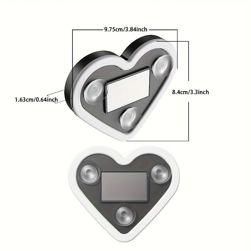 Wireless Solar Car LED Light |   Heart Shape |   Strong Grip Window Decor