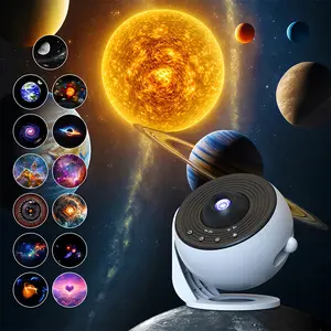Flower Dance LED Star Projector Light USB Powered Multifunction RGB Colors for Bedroom Living Room E-Sports Room Romantic Starry Sky Effect 13-Starry Sky Film Plate 30,000 Hours Lifespan Perfect Gift room decor home decor graduation gifts Led Multicolor