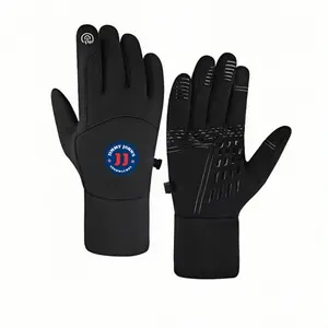 1 pair with Jimmy John's Employee Flex FitBlue Branded LogoWork Deliveryswinter gloves thermal gloves Touch Screen Soft Touch Running for Men Women Thick holiday gifts Fashion Warm Stylish Classic