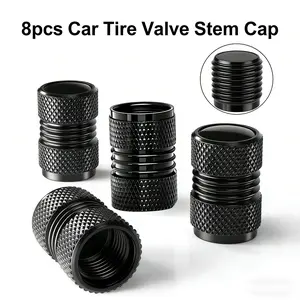 8pcs Car Tire Valve Stem Cap, Tire Valve Stem Cover, Universal Car Tire Valve Cap, Tyre Repair & Fitting Tool For Car, Truck, Motorcycle, SUV And Bicycle