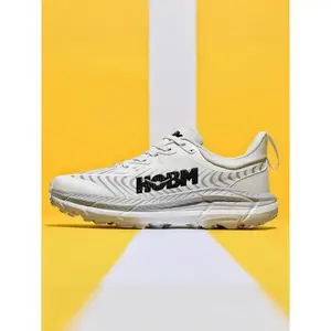 Trendy Men's Running Shoes, Shock Absorption & Bounce Back Design, Fashionable Sneakers for Runners, Perfect for Streetwear