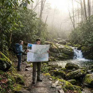Great Smoky Mountains National Park Hiking Trail Map | Paper + Mobile GPS Guide