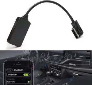 AMI MDI MMI Interface Bluetooth Module AUX Receiver Cable Adapter for Audi VW Radio Stereo Car Wireless A2DP Audio Input(MMI 3G)