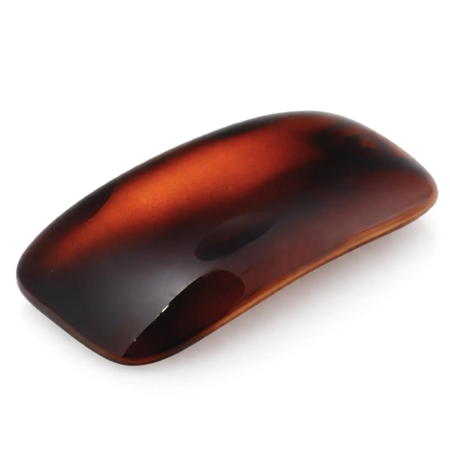 Parcelona French Small Barrette for Fine & Thin Hair Tortoise Shell Non-Slip Hair Clip
