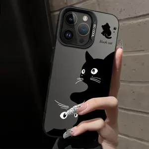 Cute cartoon cat designs, weekly selections suitable for iPhone 17 16 15 14 13 12 11Pro Max Plus XS and SamsungGalaxy S26 S25 S24 S23, Magnetic, Slim and shockproof, Protective Silicone Cover, Tuff phone cases, Cute Animal LoverGift .HY52