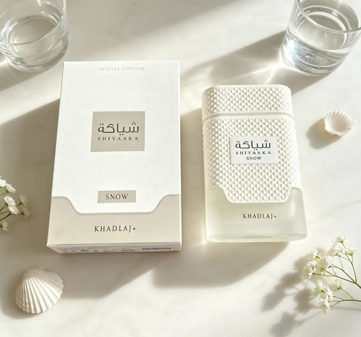 Khadlaj Shiyaaka Snow Special Edition Eau de Parfum 100ml Fresh Clean Citrus Floral Musk Long Lasting Unisex Fragrance Spray