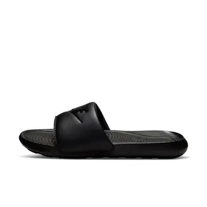 New Men's Sz 14 Nike Victori One Slide Triple Black CN9675-003 NL