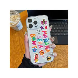 Transparent High-End Mobile Phone Case MANANA Animation Cartoon Pattern UV Printing Mobile Phone Case 360 Degree All-Round Protection For Iphone 16 Pro Max XS Plus Smartphone Gift Birthday Present For Boys And Girls  Screen Protector Cover Protective