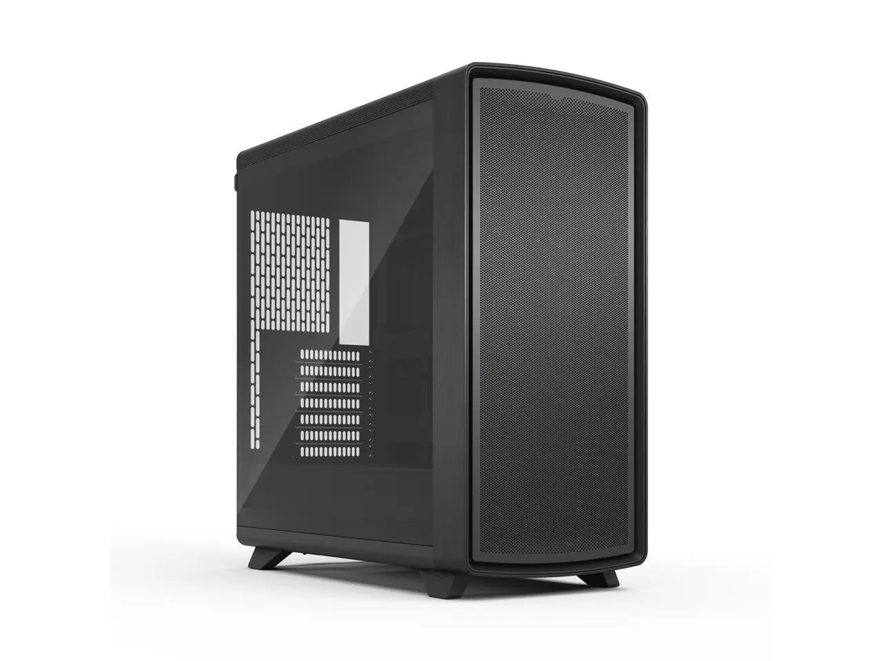 Fractal Design Summit Blackout TG Blackened Oak PC Gaming Case - Tempered Glass Side Panel - Three Momentum 14 Fans Included - ATX Reverse Connector and E-ATX/ATX/mATX/ITX Motherboard Support