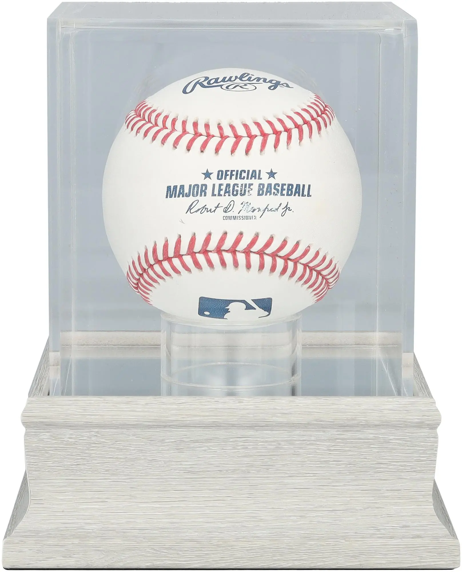 Slate Gray Baseball Display Case - UV Protected