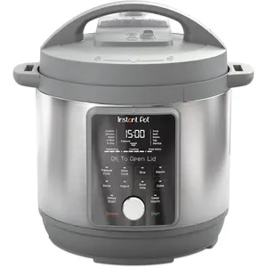 Instant Pot, 8-Quart Whisper Quiet 9-in-1 Electric Pressure Cooker, Slow Rice Cooker, Steamer, Sauté, Yogurt Maker, Warmer & Sterilizer, App With Over 800 Recipes, Stainless Steel, Duo Plus