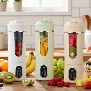 4-speed high-power juicer - Smart LED display, replenish energy after exercise, leak-proof design
