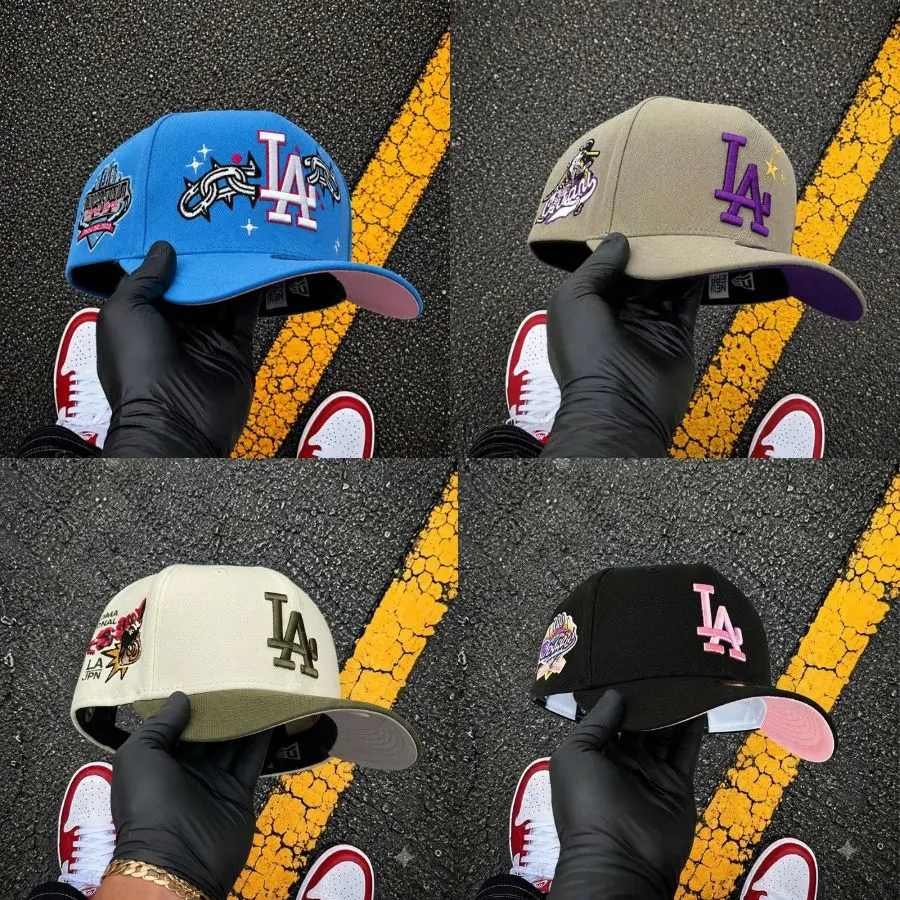 New Era MLB Dodgers Yankees 59FIFTY 9FORTY Fitted Snapback Cap – Baseball Hat for Men Women, Unisex Streetwear Sombrero, Adjustable Trucker Style, Retro Vintage Sport Look, TikTok Trend, Urban Fashion USA 2026
