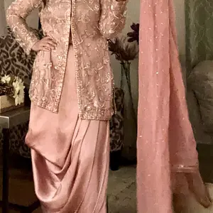 Viral 2-Piece Sarong Set (With Hidden Pants!) – Dusty Rose