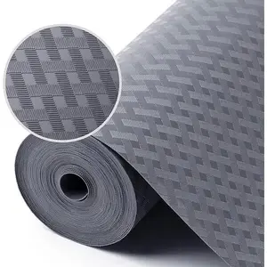 Shelf Liners for Kitchen Cabinets Refrigerator Liners Waterproof Kitchen Cupboard Liner Plastic Drawer Mats Material Non Adhesive Fridge Liner for Shelves Gray 11.8 x 59 Inch Coasters Tableware