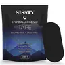 SISSTY Snore Mouth Tape, 35 Strips 1-Month Supply, Black Gentle Cotton Adhesive Sports Tape, Hypoallergenic Latex-Free Skin-Like Stretch Sleep Aid Supplies for Mouth Closure During Sleep or Exercise Relief