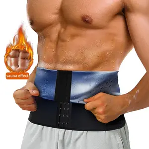 1/2/3/4 Pack Menswear Sweat Waist Trainer Cincher Sauna Belt Shapewear Body Shaper Comfy Girdle Trimmer Fitness Solid Gym Bands for All Sports and Seasons Exercise Waistband Workout Waistband Fabric Soft Stylish Corset