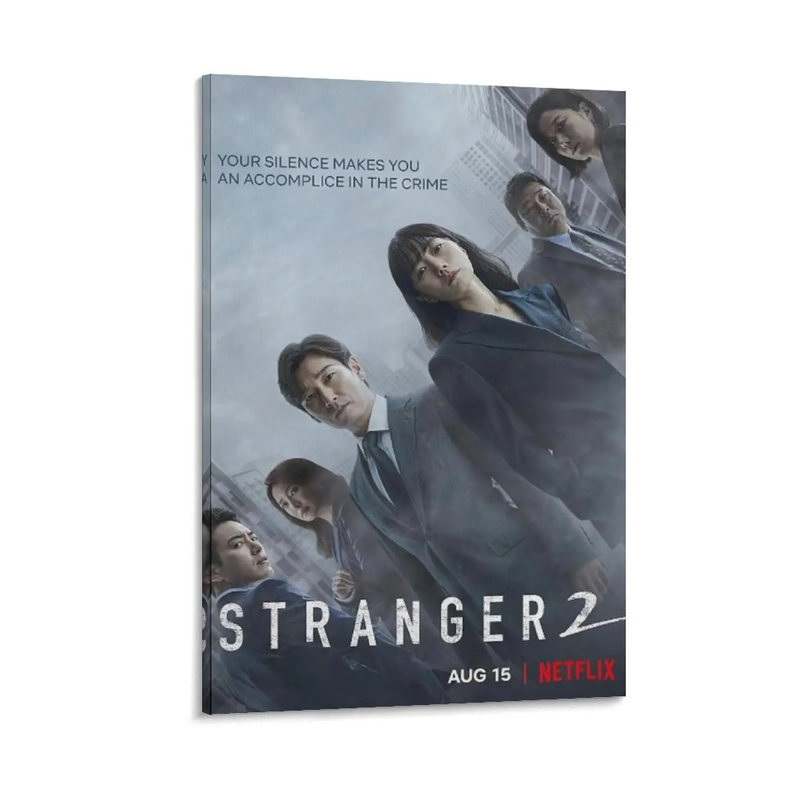 Strangers Tv Series Poster 2 Canvas Poster Bedroom Decor Sports Landscape Office Room Decor Gift Frames Ornaments Wall Decoration Artistic Photo