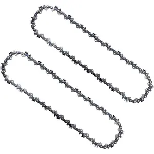 2PC 10 Inch Chainsaw Chain for Hyper Tough HT19-401-003-11, 10" Replacement Chain for Hyper-Tough HT19-401-003-11 Chain Saw