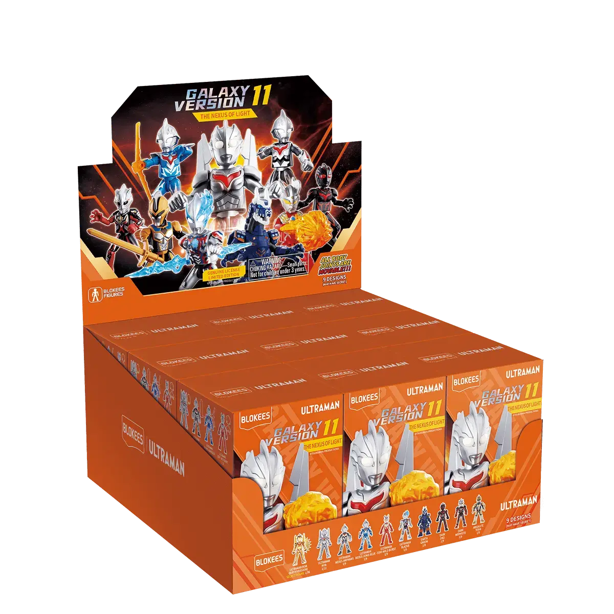 Blokees Ultraman Galaxy Version 11 The Nexus Of Light Set Box