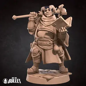 Tiefling Cleric   Tabletop Gaming Miniature