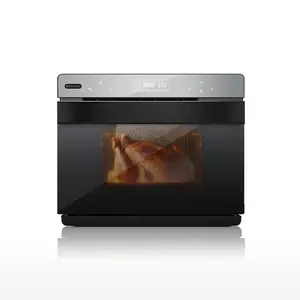 Whynter TSO-488GB 40 qt Countertop Multi-Function Intelligent Convection Steam Oven Air Fryer, Yogurt Maker, Dehydrator, DIY Mode in Black