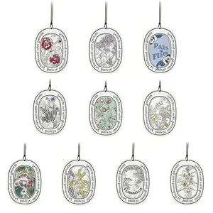 DRIVER’S MUST-HAVE,10-PCS Natural Plant Essential Oil Scented Cards, Essential for Every Commute,Car Air Freshener Long-Lasting,Car Interior Decoration,Car Hanging Ornament,Car & Home Air Fresheners,Aromatherapy Pendant,Essential oil diffuser