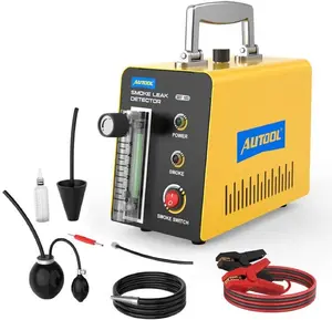 Automotive Smoke Machine Leak Detector, 0 to 0.46 PSI EVAP Vacuum Diagnostic Tester, Pipeline and Fuel System Leak Detection Tool for 12V Cars and Trucks