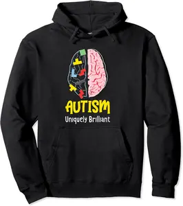 Autism Awareness Autism Disease Autistic Autism Ribbon Pullover Hoodie - Nicollev Shop 59B0CFW157VV