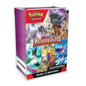 Pokémon Trading Card Game Paldea Evolved Booster Bundle Includes 6 Booster Packs for Ages 6+ Scarlet & Violet Edition