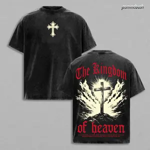 The Kingdom Of Heaven Christian Washed T-Shirt