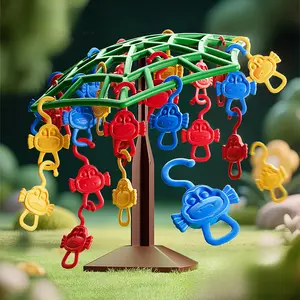 Monkey Balance Tree Concentration and Balance Training Children's Toy Stacking Fun Series Parent-Child Interactive Board Game