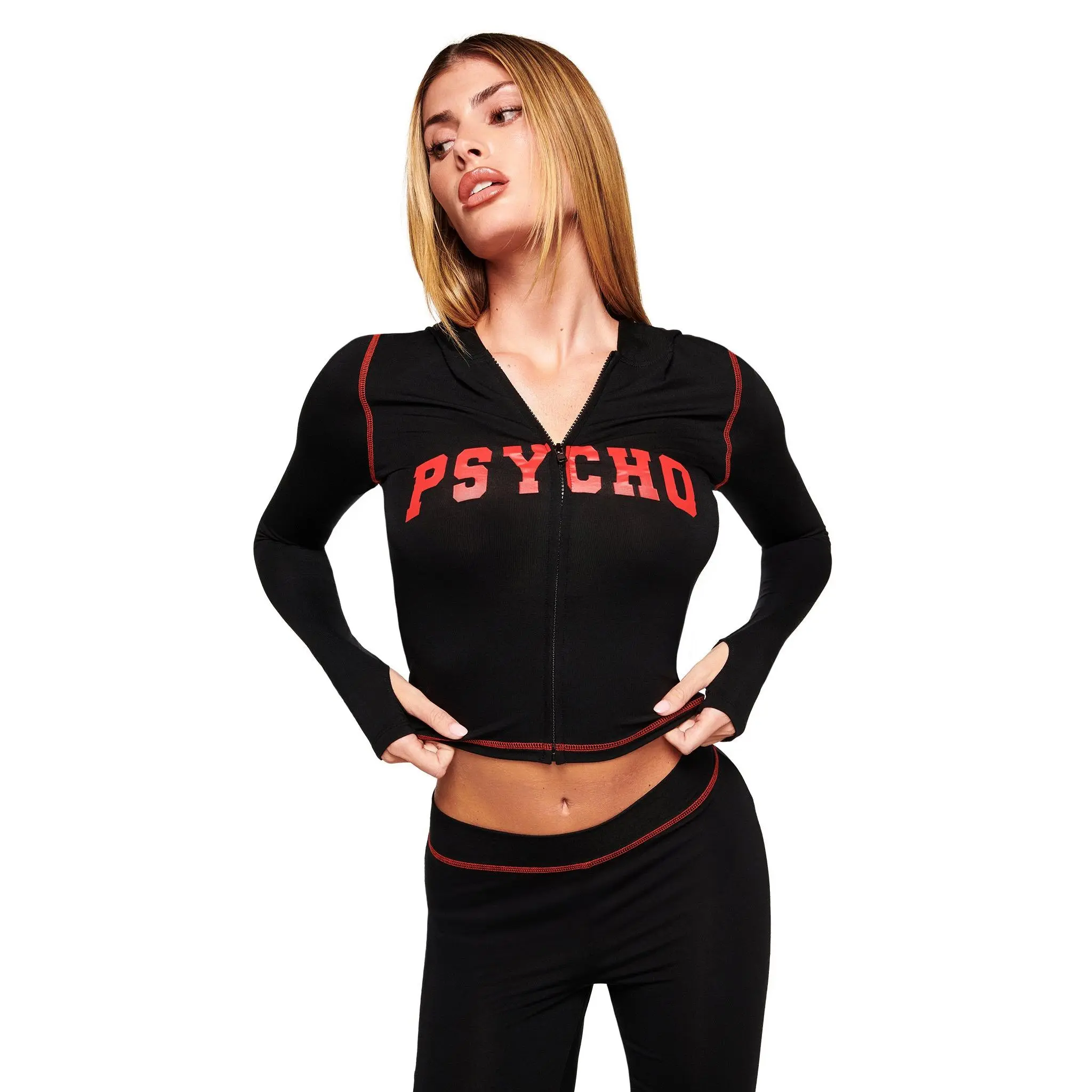 BLARE HOODIE - BLACK PSYCHO BLARE HOODIE - BLACK PSYCHO