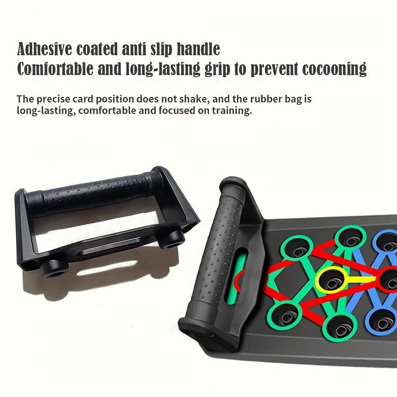 Multifunctional Push Up Trainer Board withErgonomicDesign for Chest Muscle Strength Boost HomeGym WorkoutEfficiency Comfortable Exercise