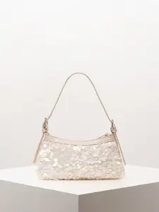 Sequin Shoulder Bag, Bridal Party, Premium Style Ladies Handbag, Prom Bag, Prom Accessories, Elegant Women's Bag, Wedding Items, Glittery Prom Clutch (Pattern Random) , Sequin