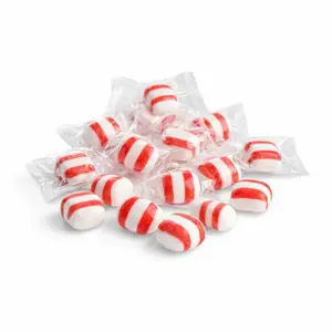 Soft Peppermint Puffs Candy Melt Away Refreshing Wrapped Mint Candy