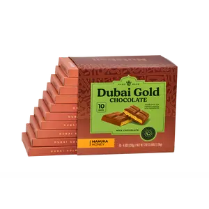 DUBAI GOLD Milk Chocolate Bar 10-110g / 1,1 kg