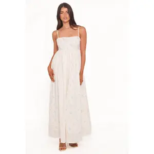 Odessa Maxi Dress - White Floral