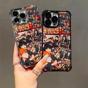Haikyu!! Anime Volleyball Phone Case, Vibrant Team Art for Fans Compatible with iPhone 11/12/13/14/15/16 (Pro Max/Plus)