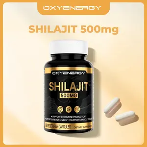 Oxyenergy Himalayan Resin Complex, 500mg High Strength, Natural Vitality & Endurance Support, 60 Vegetarian Capsules Ancient Himalayan Resin for Daily Energy, Stamina & Strength Man