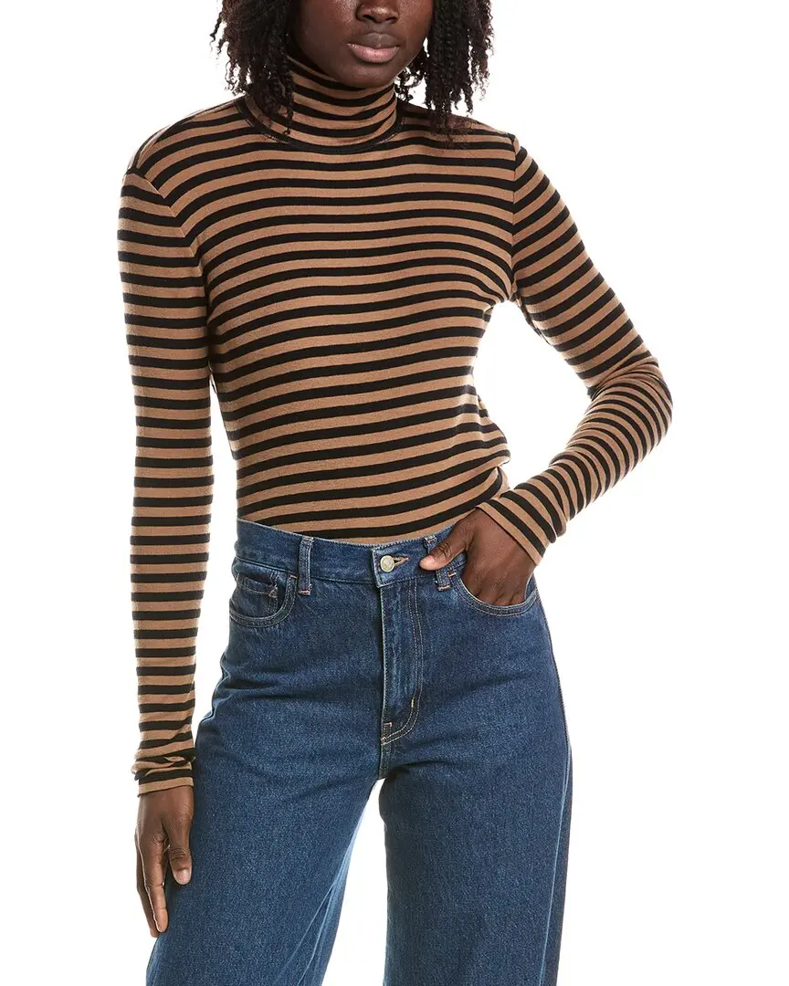 MM by Max Mara Blasy Turtleneck Wool-Blend Top